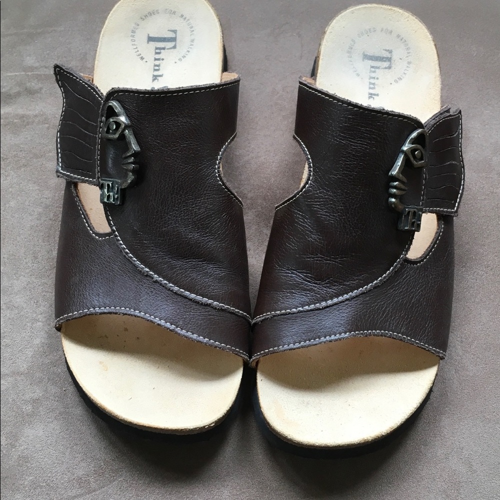 Think! Women’s Mitzi leather slides